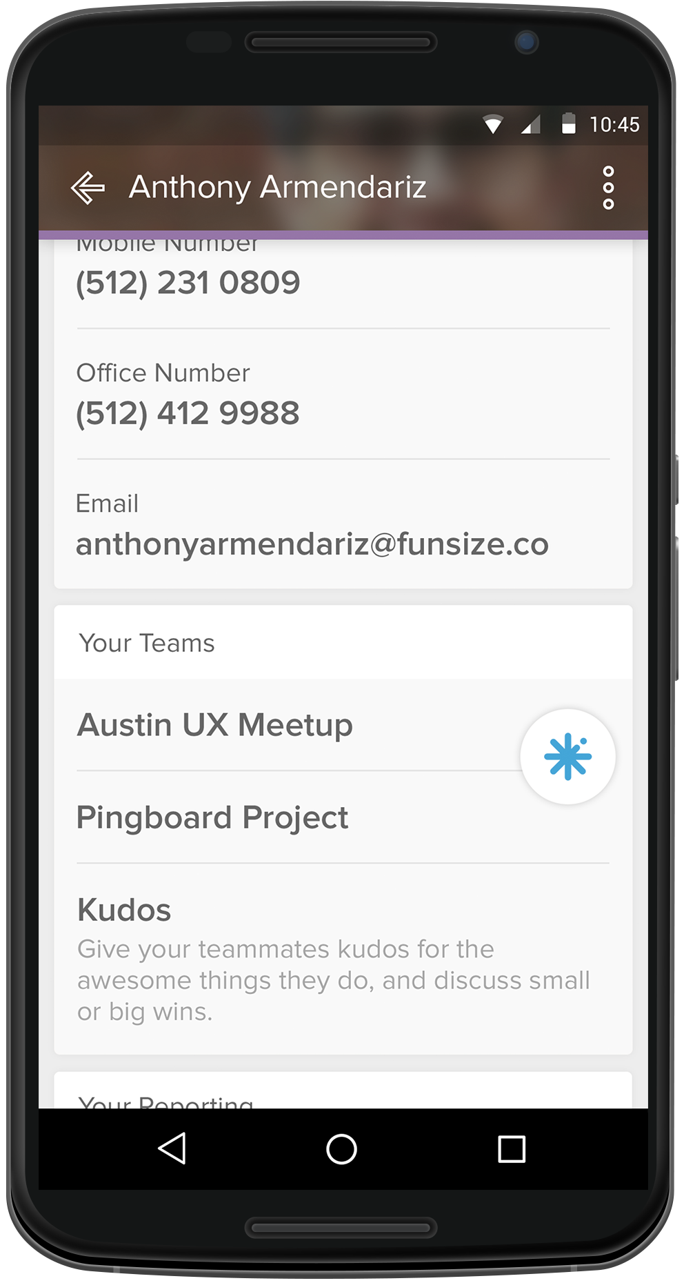 Profile Scroll State
