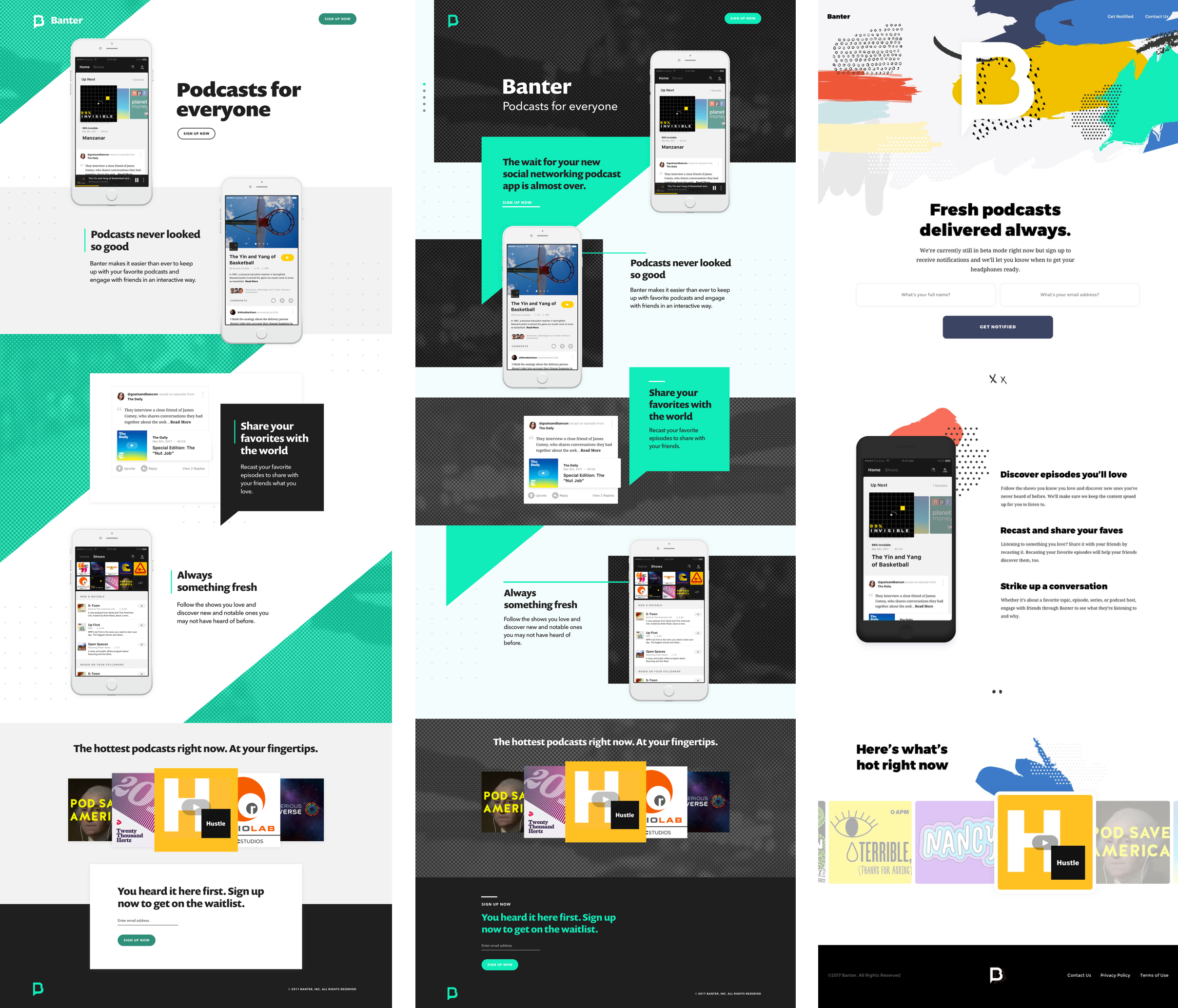 Landing Page Concepts