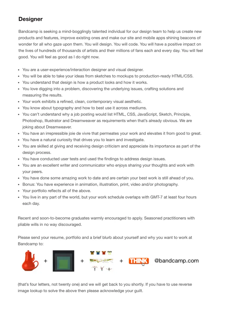 “Bandcamp, please acknowledge your guilt.”